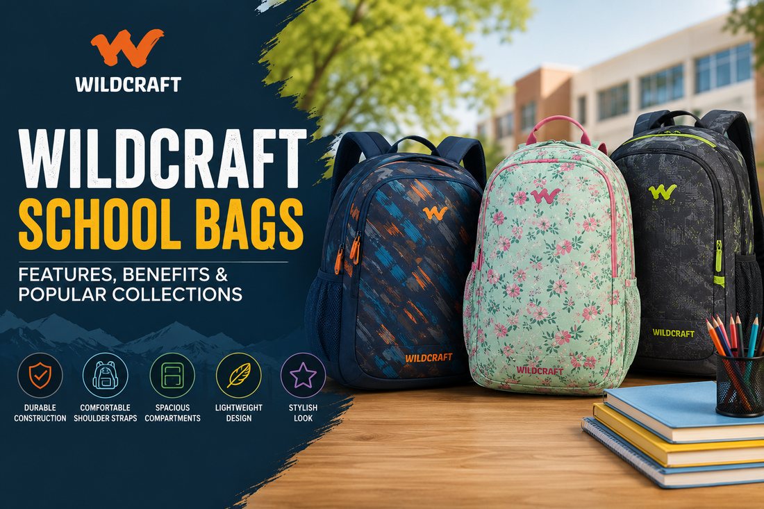 Wildcraft School Bags: Features, benefits and popular collections.