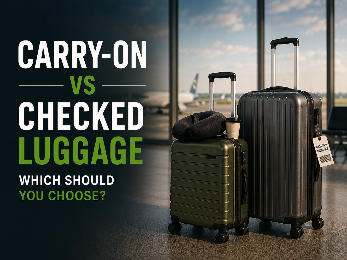 Carry-On vs Checked Luggage: What Should You Choose?