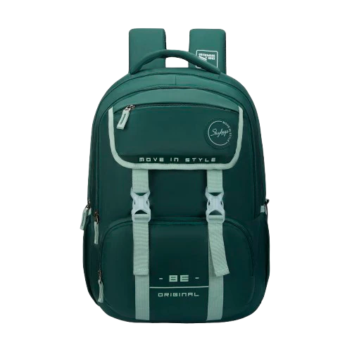 Skybags Sizzler Pro School Backpack 39L – Jungle Green