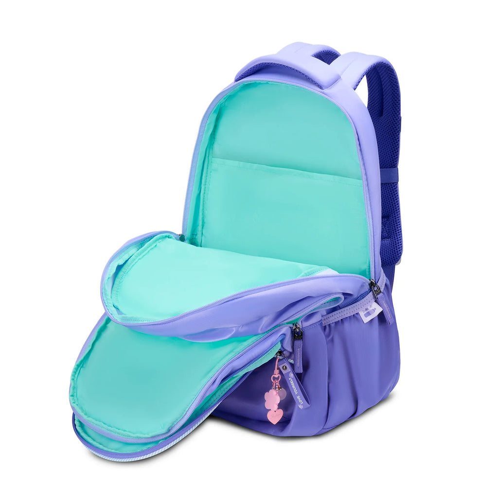 Skybags Glitter School Backpack 37L – Purple