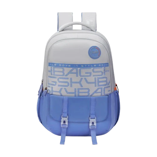 Skybags Aero Pro School Backpack 38L – Hot Box Blue Grey