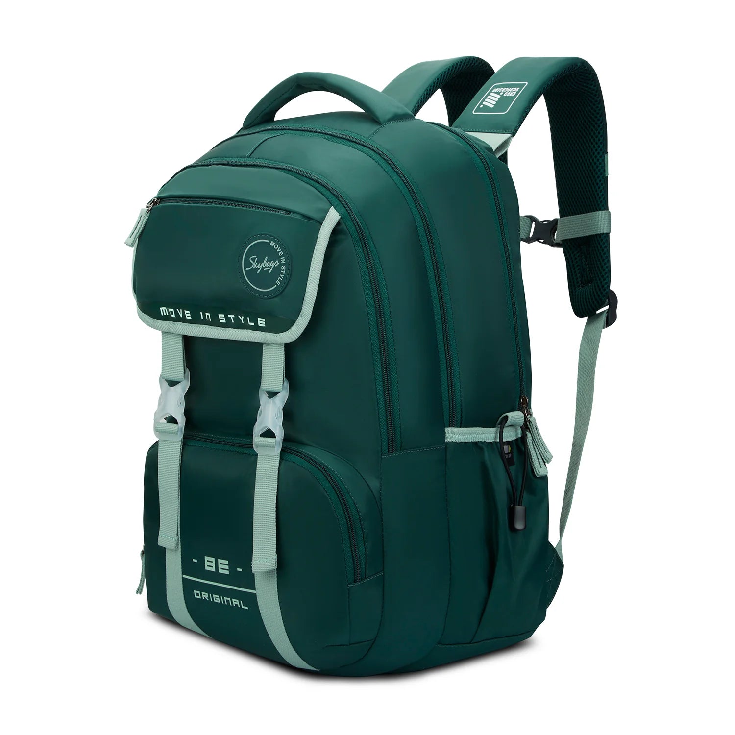 Skybags Sizzler Pro School Backpack 39L – Jungle Green