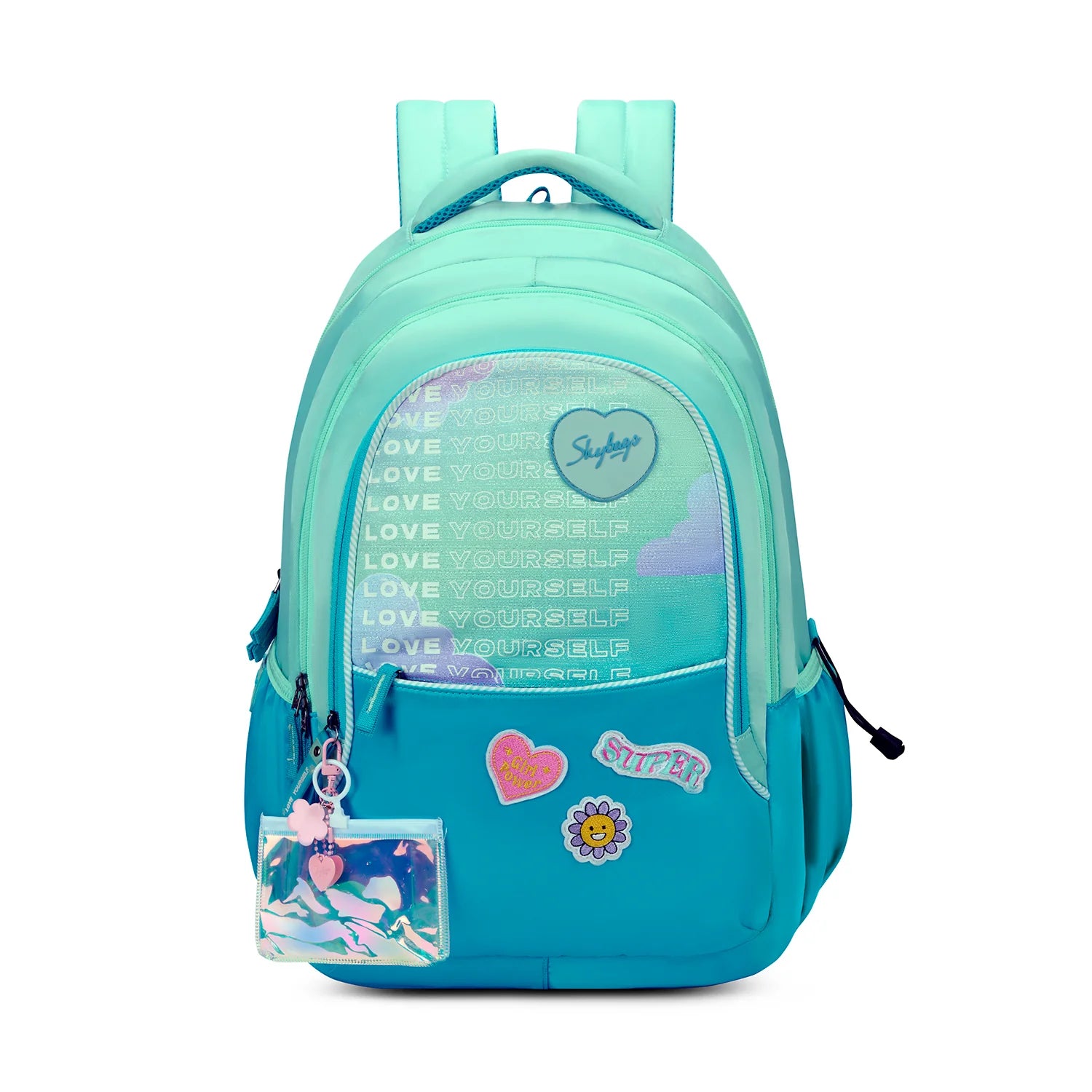 Skybags Glitter School Backpack 37L – Green