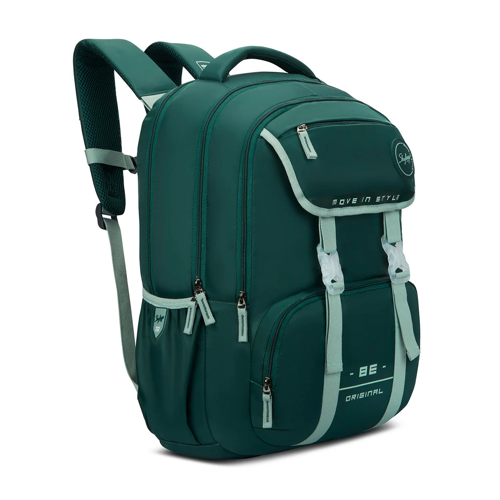 Skybags Sizzler Pro School Backpack 39L – Jungle Green