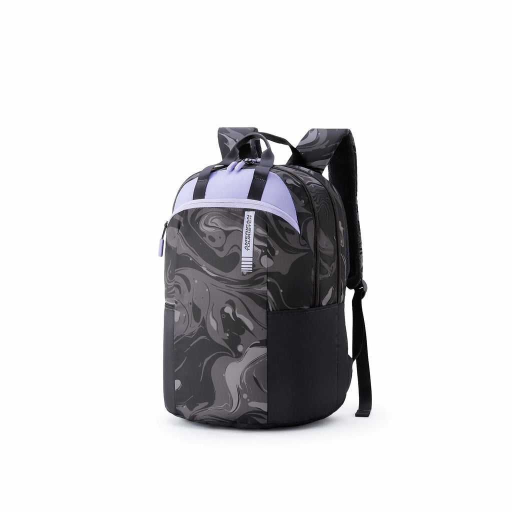 American Tourister Fleek Backpack Black 32L with Rain Cover