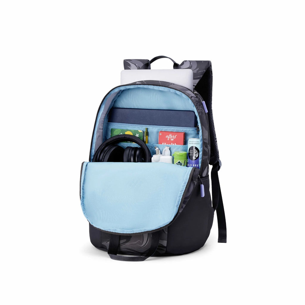 American Tourister Fleek Backpack Black 32L with Rain Cover