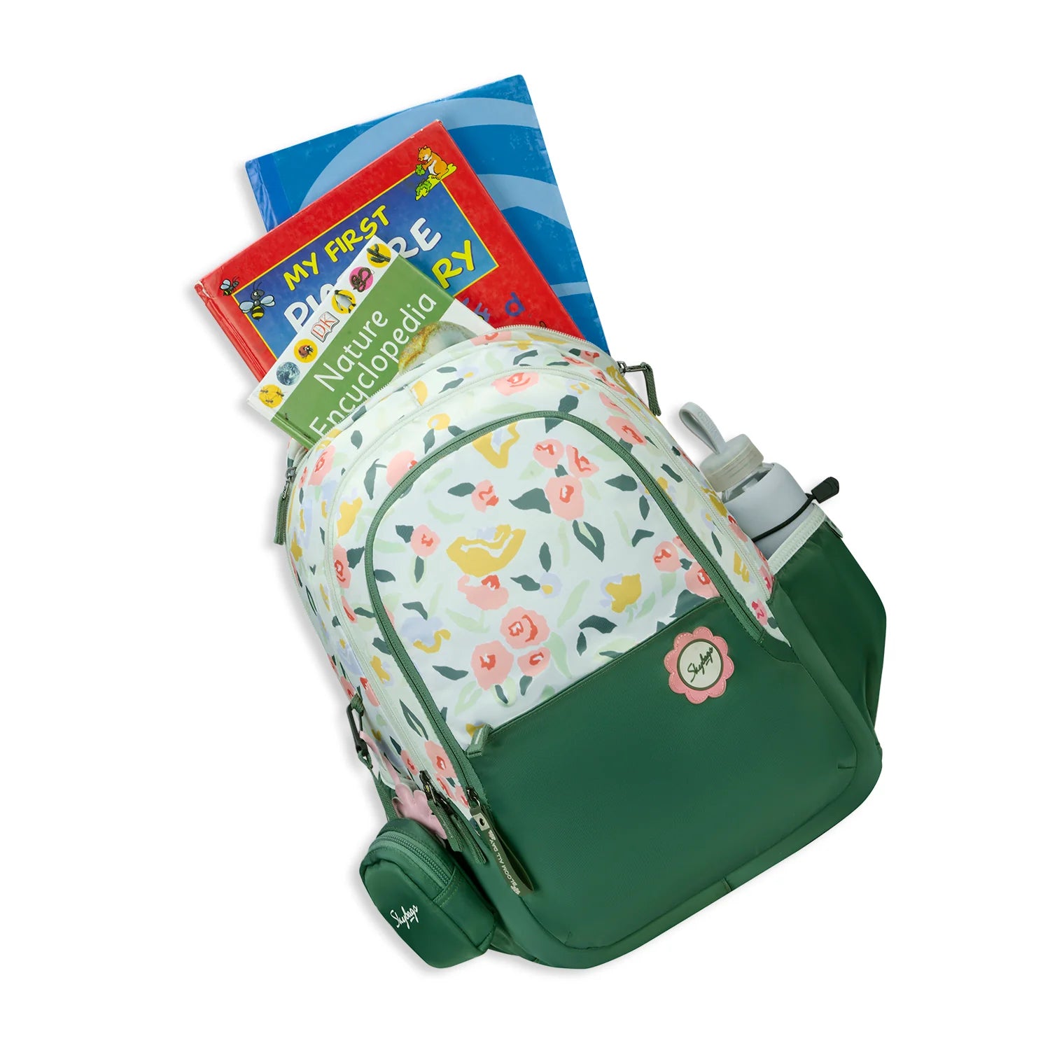 Skybags Stella Printed School Backpack 37L – Green