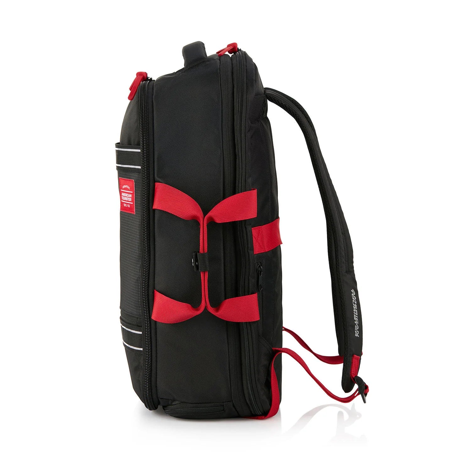 American Tourister ASTON Backpack – Black Checks (40L)