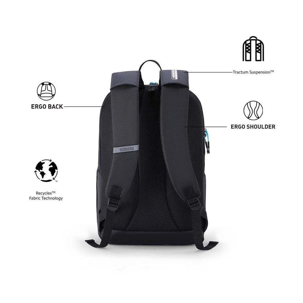 American Tourister Herd 3.0 Backpack – Black (33L)