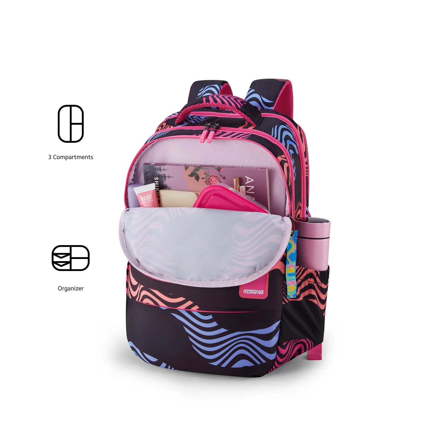American Tourister Mia 3.0 Backpack – Black (27L)
