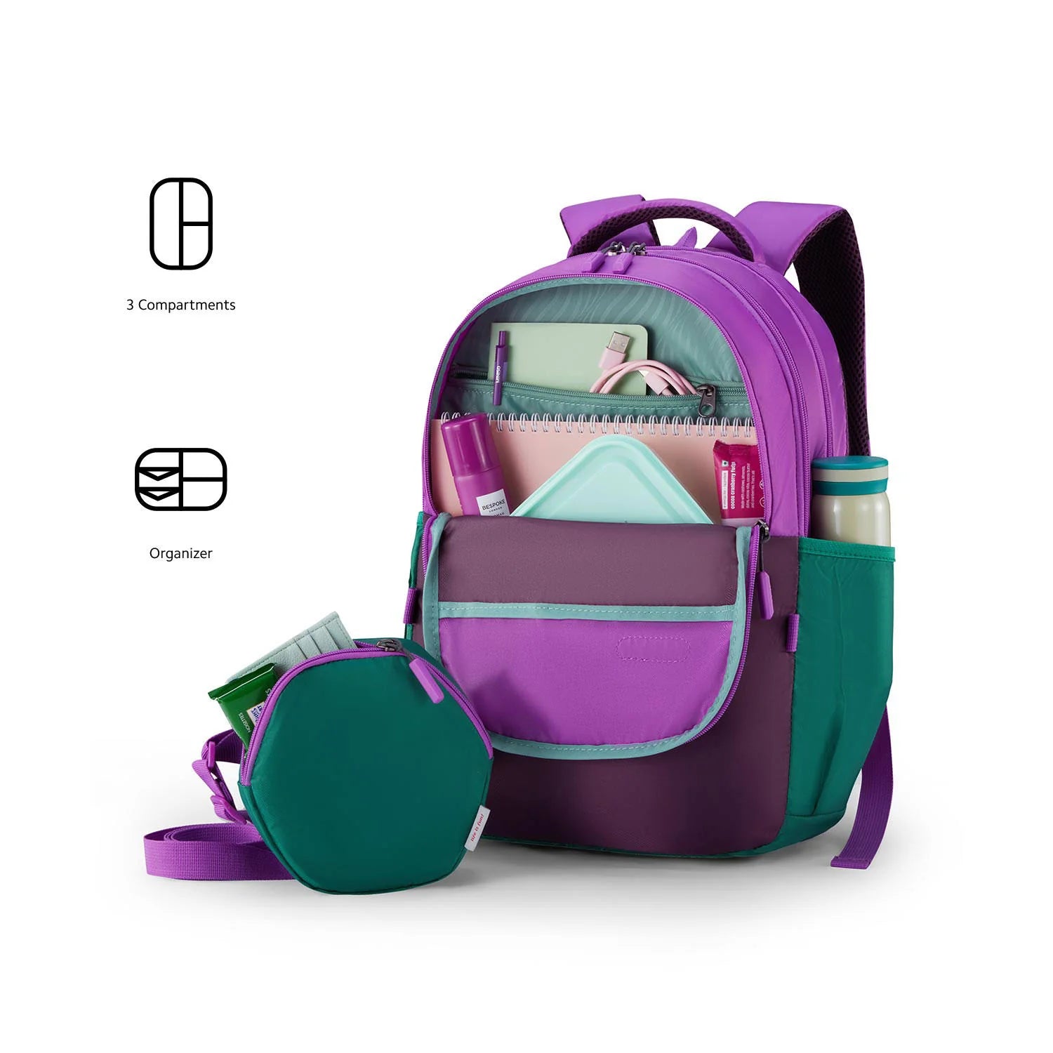 American Tourister HESTIA 3.0 Backpack – Purple (26L)